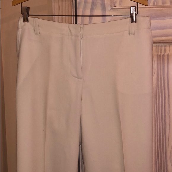 J. Crew cream  favorite fit trouser - Picture 2 of 5